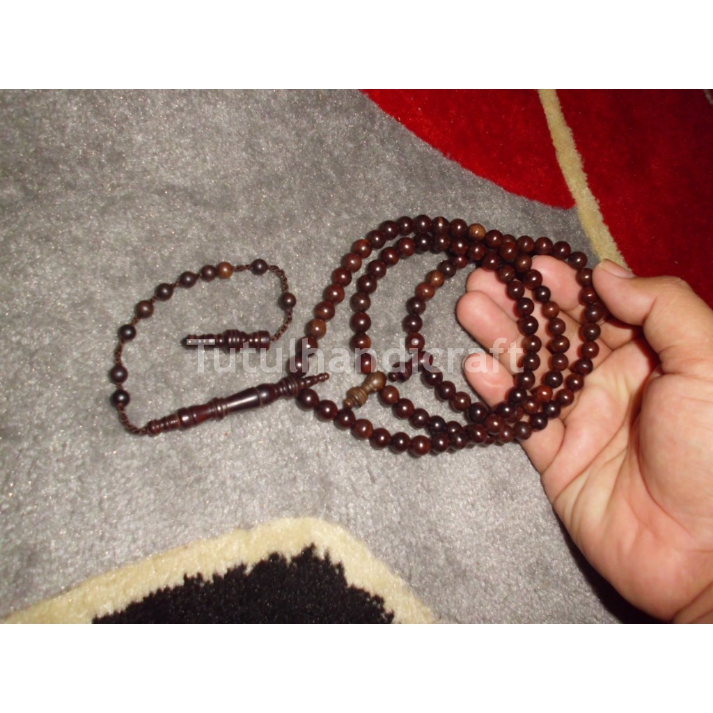 Tasbih Kayu STIGI Darat Grad A Super Ukuran 99+10 mm