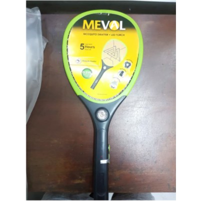 Meval Raket Nyamuk + LED Battery Rechargeable (Colok)