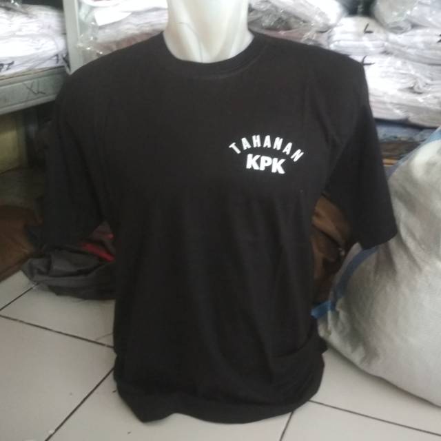 Kaos T-shirt Baju Tahanan KPK // Kaos KPK