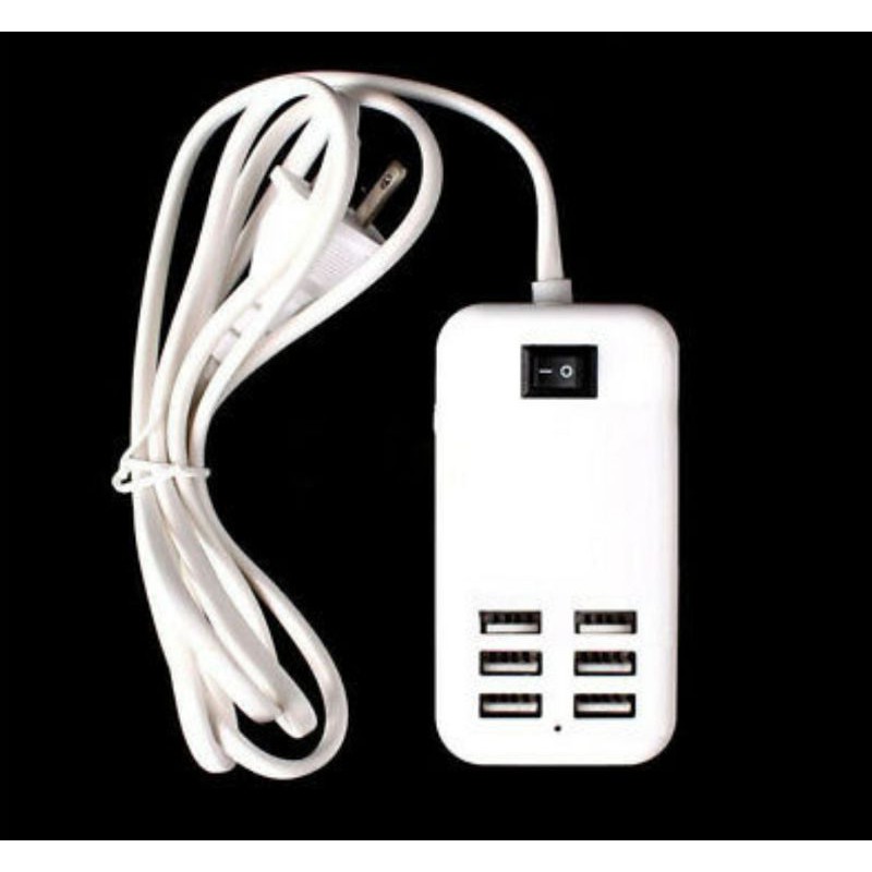 Adaptor Cas || Fast charger || Cas Hp,Android,iphone || Adaptor 6 ports
