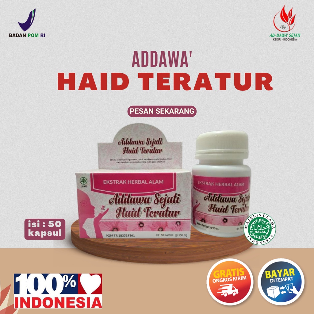 Obat Melancarkan haid| Herbal Pelancar Haid| Obat Pereda Nyeri Haid