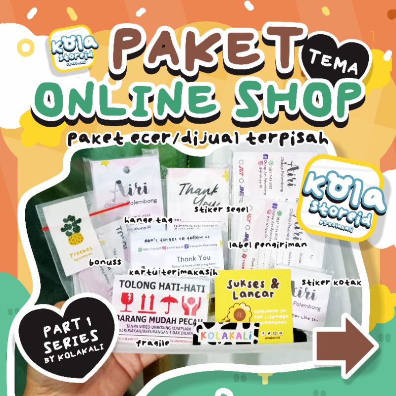 

ʕ·ᴥ·ʔ KOLAKALI • PAKET TEMA ONLINE SHOP PART 1 • PACKAGING OLSHOP MURAH • TEMA OLSHOP • PAKET OLSHOP MURAH LENGKAP