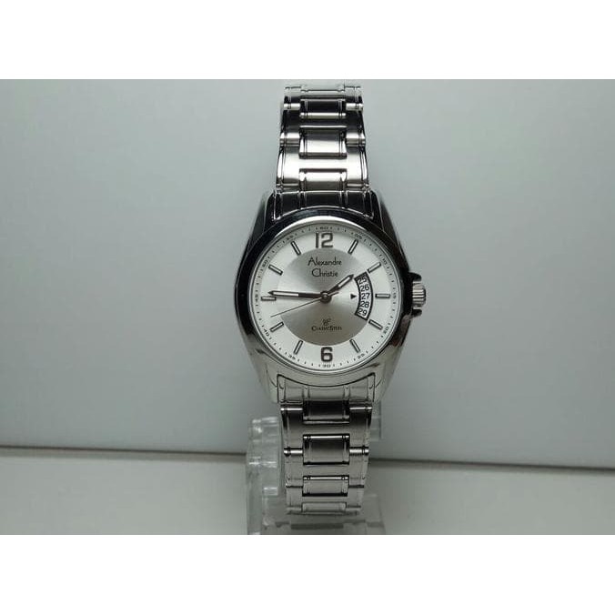 Jam Tangan Wanita Alexandre Christie AC 8289LD FULL SILVER