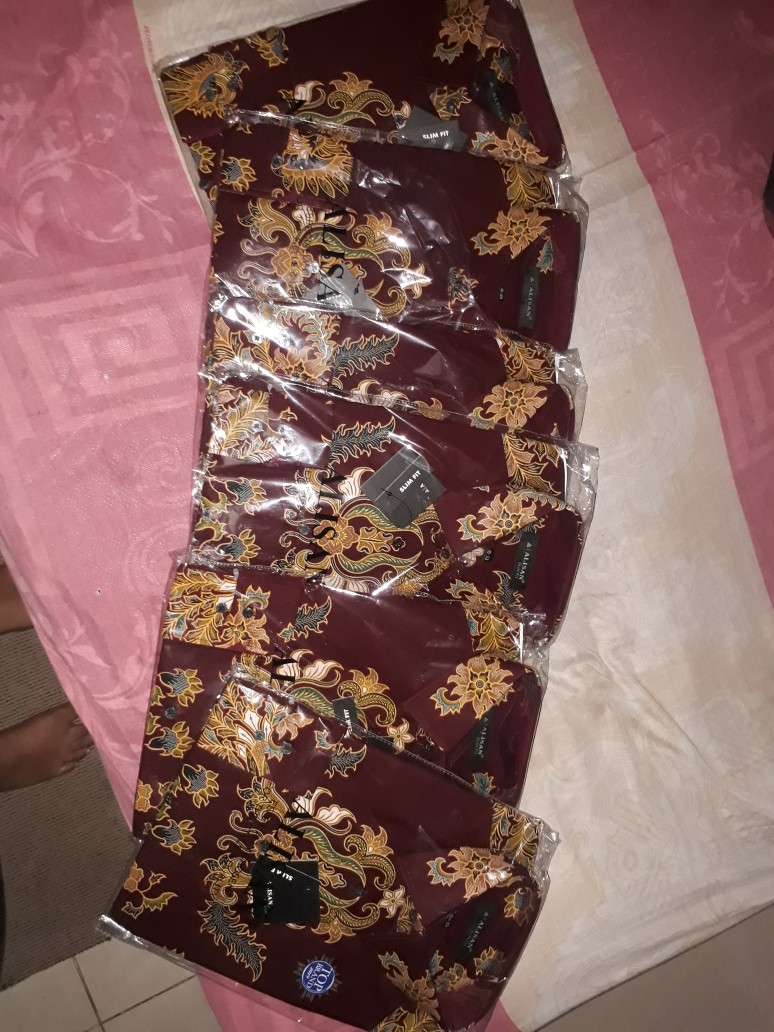 Kemeja Batik Panjang Alisan Slimfit 00153