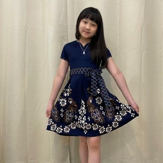 Maja - Flora Girls Dress Batik Anak Perempuan