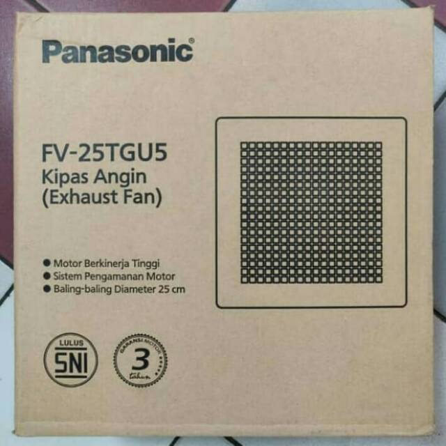 CELLING EXHAUST FAN PANASONIC 25 TGU / CEILING EXHAUST FAN PANASONIC 10 INCH 25 TGU / KIPAS ANGIN HI