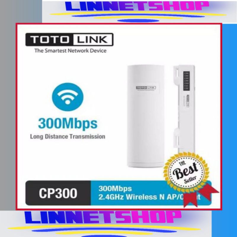 TOTOLINK CP300 - 300Mbps 2.4GHz Long Range Wireless Outdoor