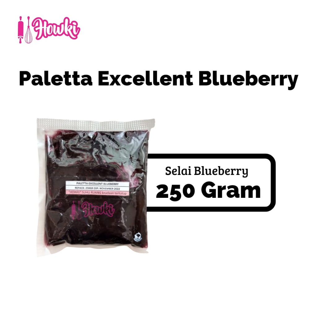 

Paletta Excellent Bluebery 250gr/Selai Blueberry