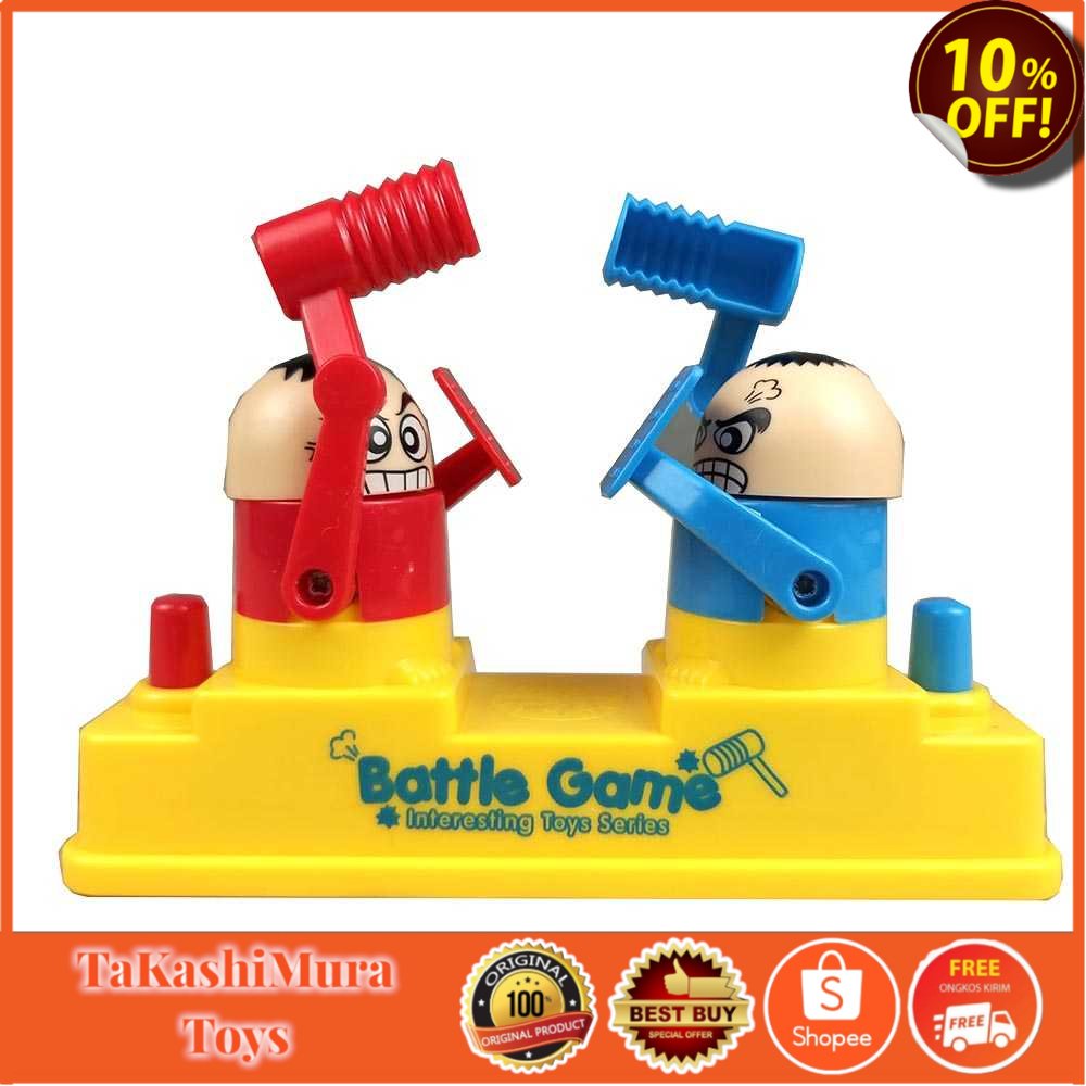 [ MAINAN MURAH ] PK Permainan Kontes Pukul Palu Hammering Board Battle Games - X023-8 REALPICT