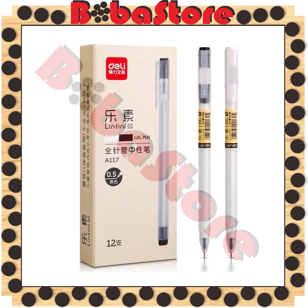 

⭐Bobastore⭐ Gel Pen Pulpen Gel Tinta Hitam 0.5mm Desain Unik S015
