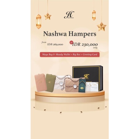 

Hampers Lebaran / Hadiah atau kado cantik untuk wanita / Nashwa hampers by Jim's honey