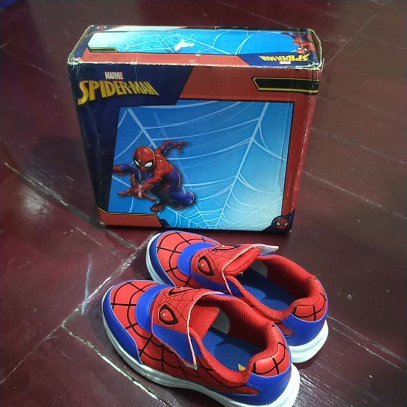 Preloved Sepatu Spiderman Anak Laki Laki Bata