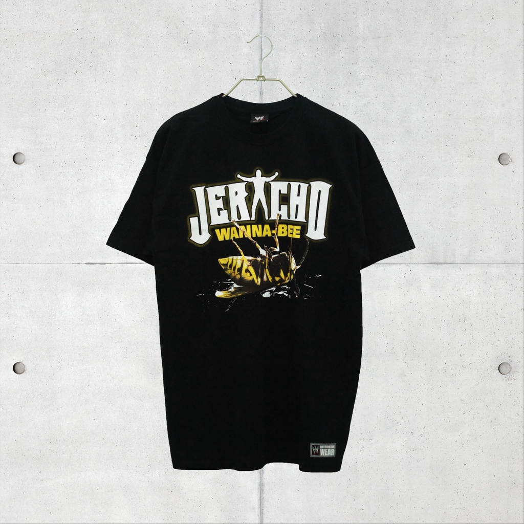 Baju Kaos WWF Smackdown Official Original WWE Wrestling (Chris Jericho Wanna-Bee) Tshirt