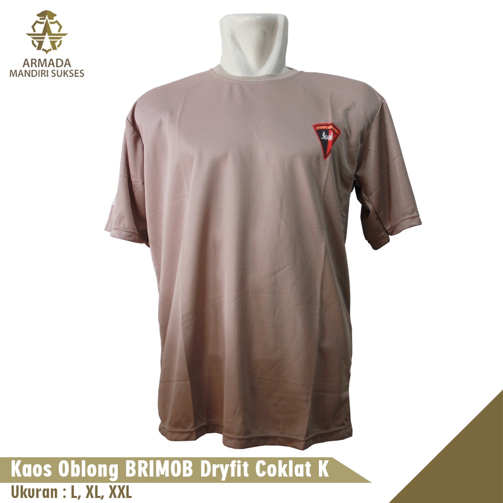 Kaos Brimob Dri-fit Logo - Kaos Dri-fit Brimob Logo