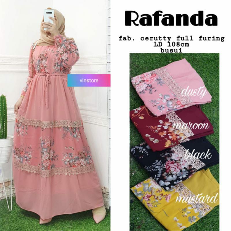 RAFANDA MAXY#GAMIS MOTIV RENDA TERBARU