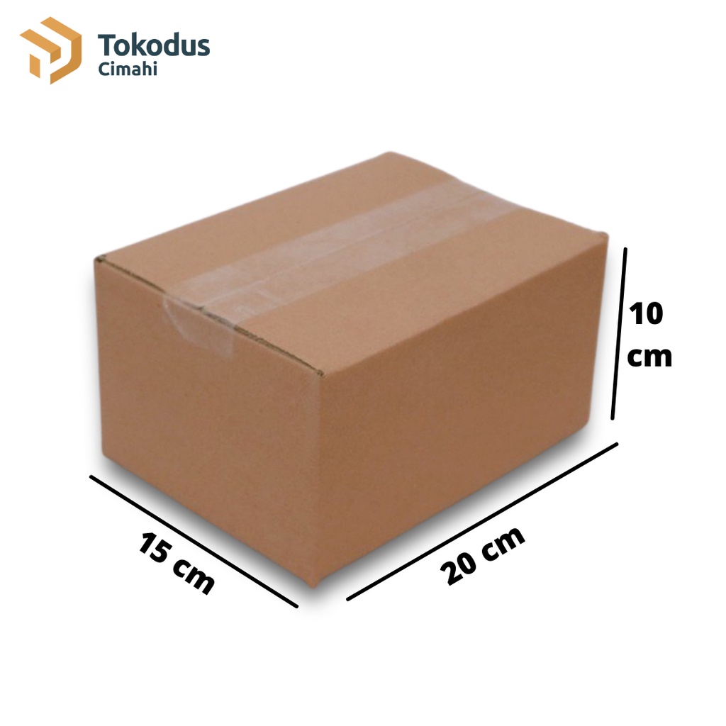 

Dus Box Packing Polos 20 x 15 x10cm Tebal 3mm - Tokodus Cimahi