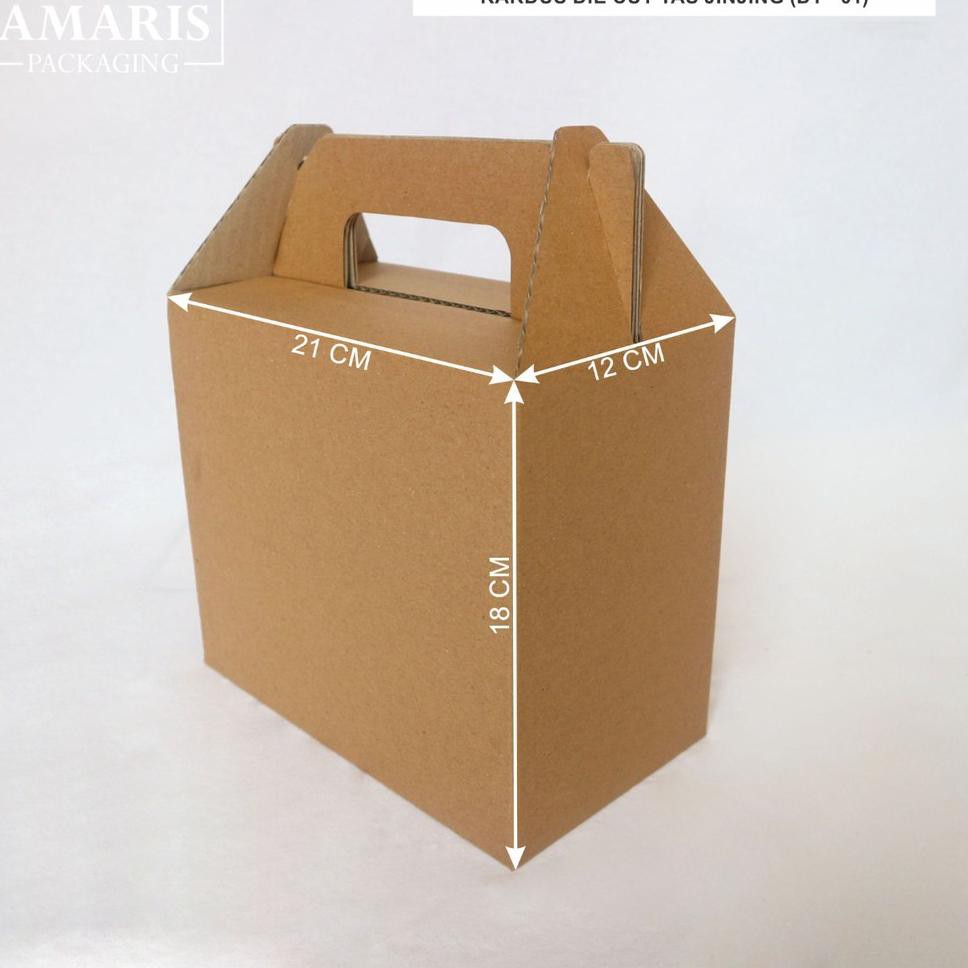 

KHB Kardus Die Cut Tas Jinjing Isi 10 Pcs DT-01 Amaris Packaging ↕ (Serba Murah)