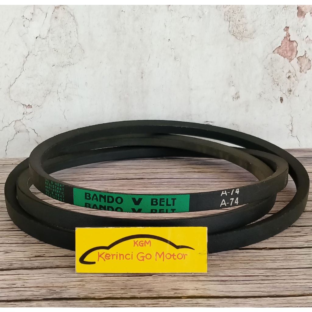 BANDO VAN BELT A-74 V BELT TALI KIPAS A74 FAN BELT VANBELT POLOS A-74