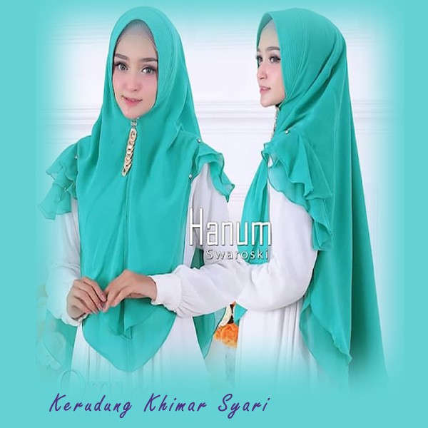 Jilbab Hijab Kerudung Segi Empat Segiempat Instan Instant Bergo Khimar Panjang Syari Polos Motif Jum