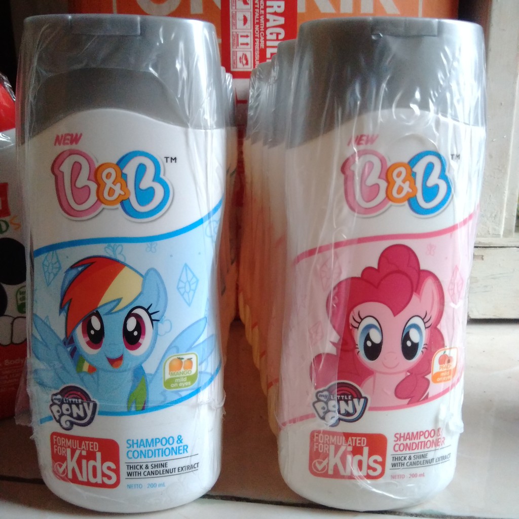 B&B Kids Shampoo & Conditioner 200 Ml | Shopee Indonesia