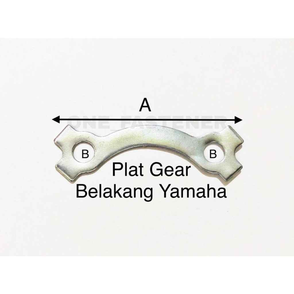 50 pcs Plat Gear BELAKANG Yamaha kleman Ring gear Rx king jupiter vega