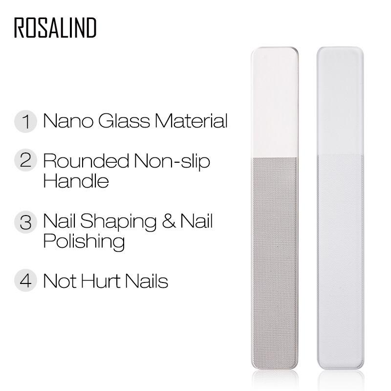 ~AB~ Nano Glass Nail File Buffer sanding untuk Pengkilap Kuku N5325