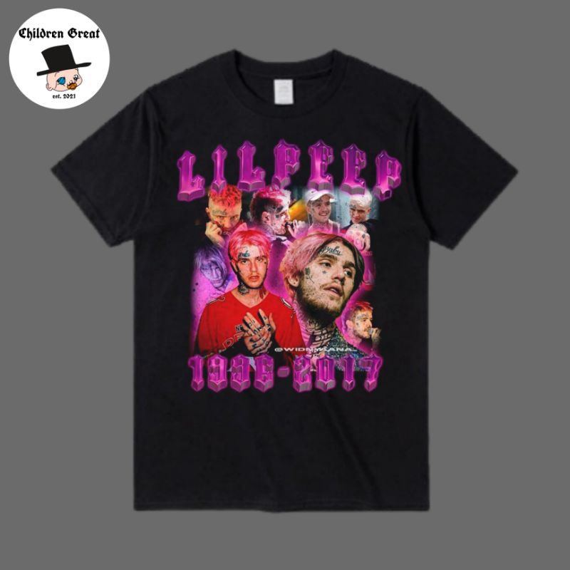 Kaos baju LIL PEEP / tshirt rapper musik rock dan pop / kaos oversize dewasa pria wanita & baju anak