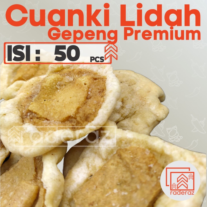 Jual Cuanki Lidah Bulat Gepeng 50pcs Premium Toping Wajib Baso Aci Dan