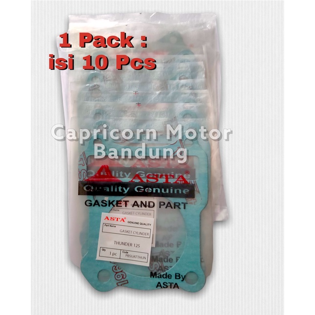isi 10 Paking Gasket Blok Boring Bawah THUNDER ASTA