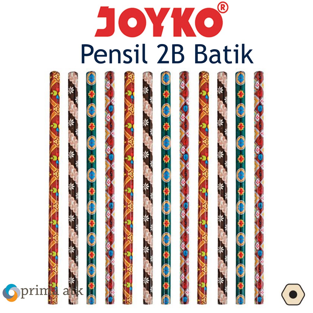 

PENCIL PENSIL 2B KARAKTER JOYKO 1 LUSIN PACK WARNA HITAM MURAH ASLI LUCU UNIK P-98