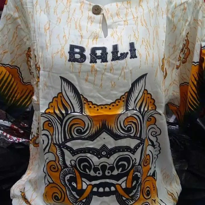 Baju Bali Corak Barong Ukuran Dewasa