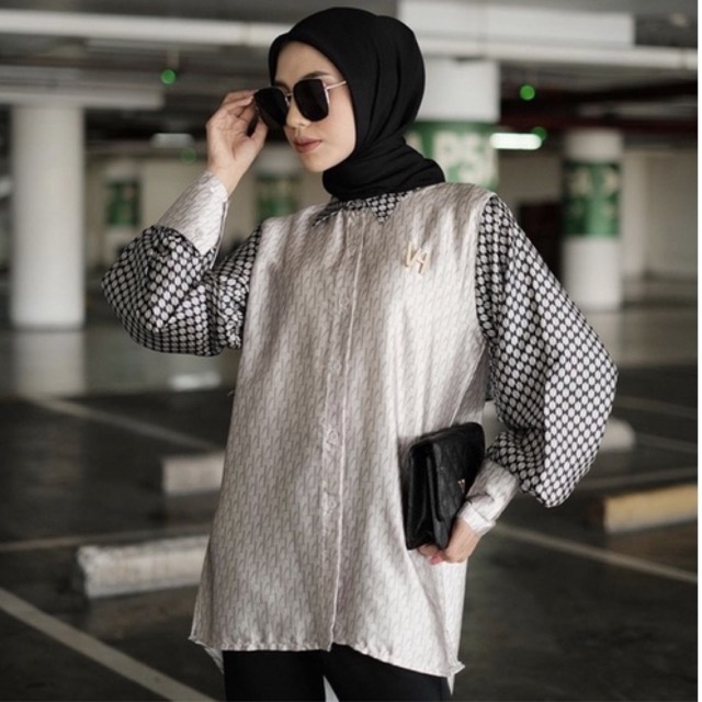 MONO SHIRT KHAKI M VANILLA HIJAB