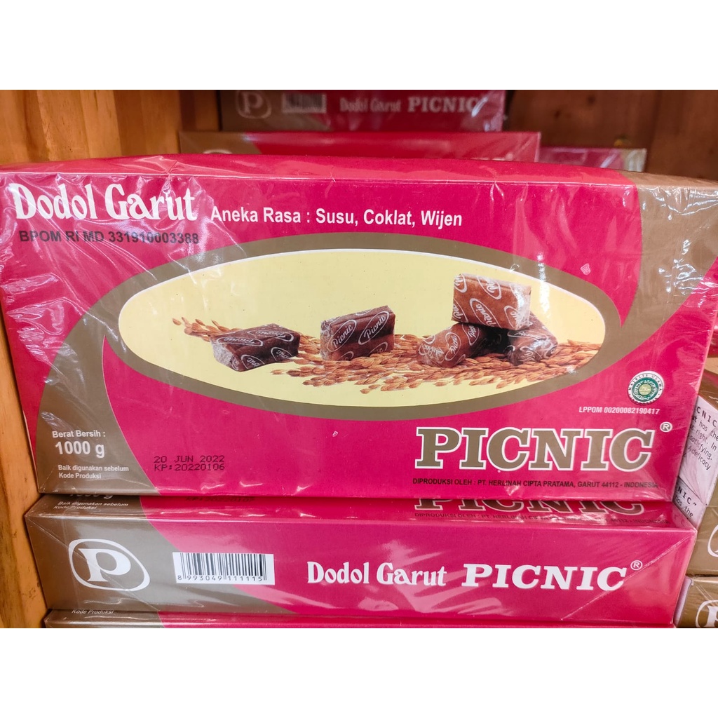 

DODOL GARUT PICNIC SUSU COKLAT WIJEN 1000GR [BB]