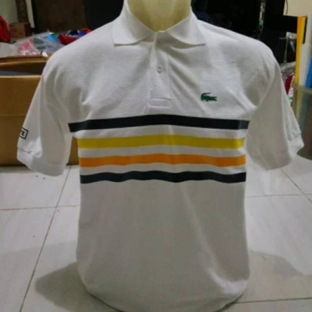 Polo shirt lacoste - putih