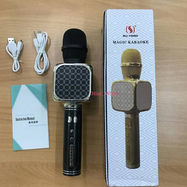 Mic Karaoke Ys 69 Original Bluetooth Ys69 Microphone Ktv Speaker Bluetooth Wireless Shopee Indonesia