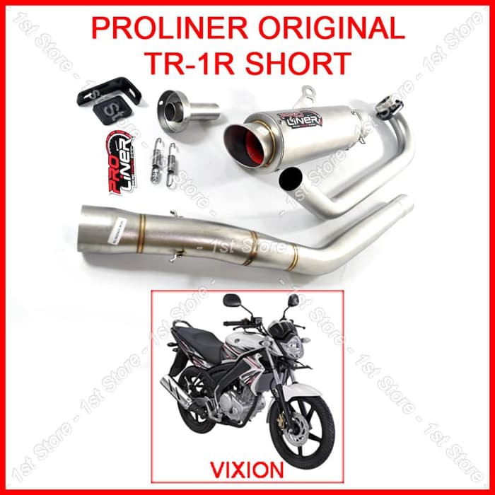 ProLiner TR1 Short Vixion Knalpot Yamaha V-Ixion Pro Liner Original