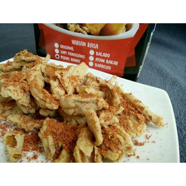 

Jamur krispi crispy by kelud jamkis rasa pedas manis