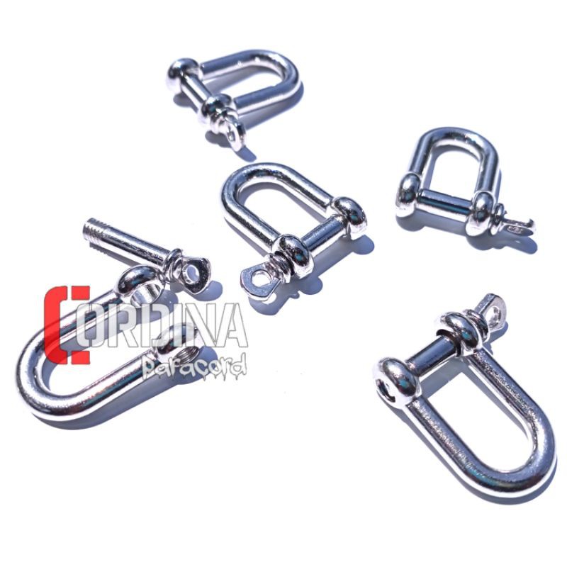 Buckle U shackle Gasper Gelang tali paracord aksesoris survival Outdoor