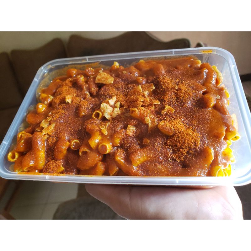 

Piscoklegit_ Makaroni Bumbu Basah Box 500Ml Berat 300Gr Full Bumbu