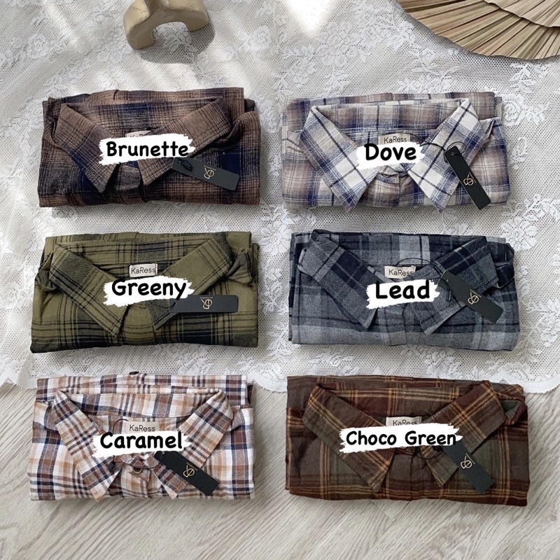 ANNA SHIRT / KEMEJA TARTAN WANITA-6