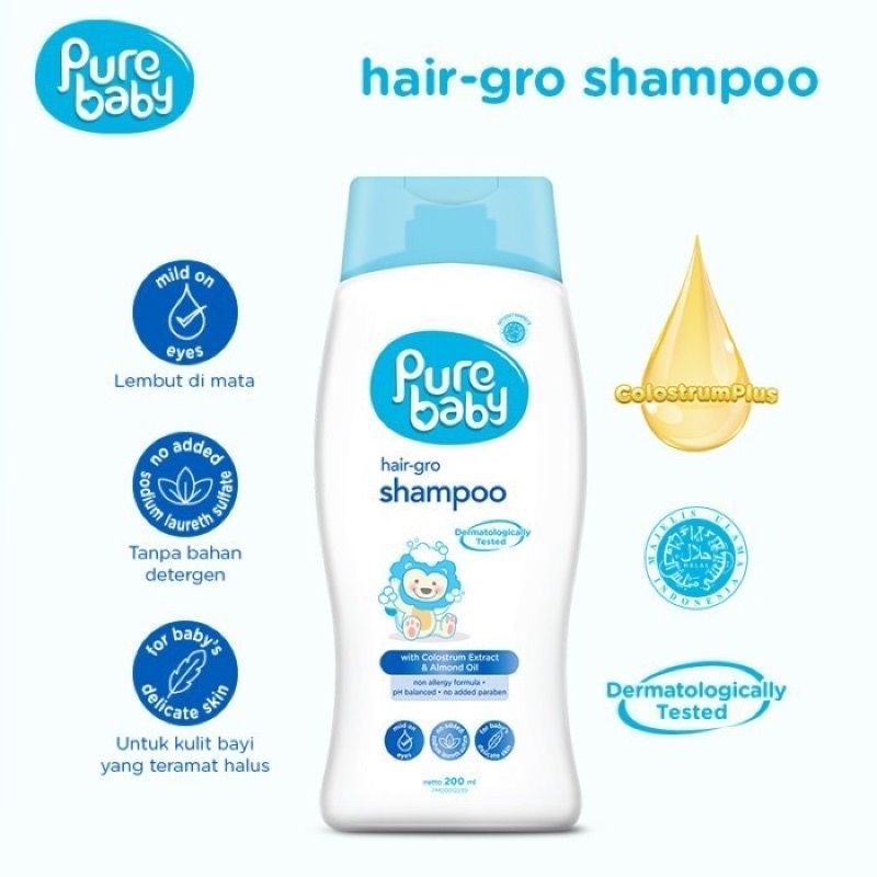 Pure baby shampoo 200 ml