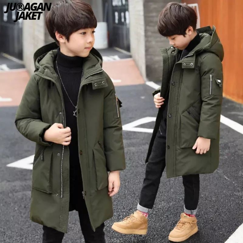 Jaket puffer anak laki-laki/perempuan / jaket winter anak / jaket anak longcoat / jaket anak gelembung