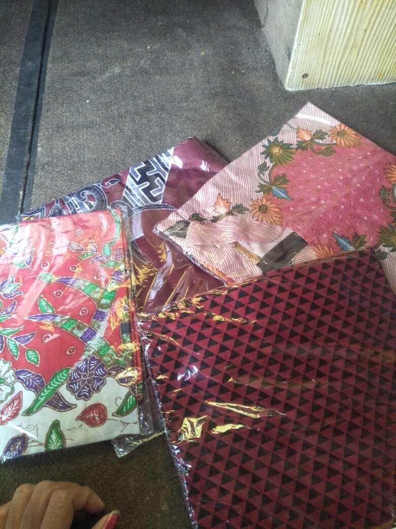 Batik Couple Keluarga Sania Ruffle Ori Ndoro Jowi Dnt Motif Tenun