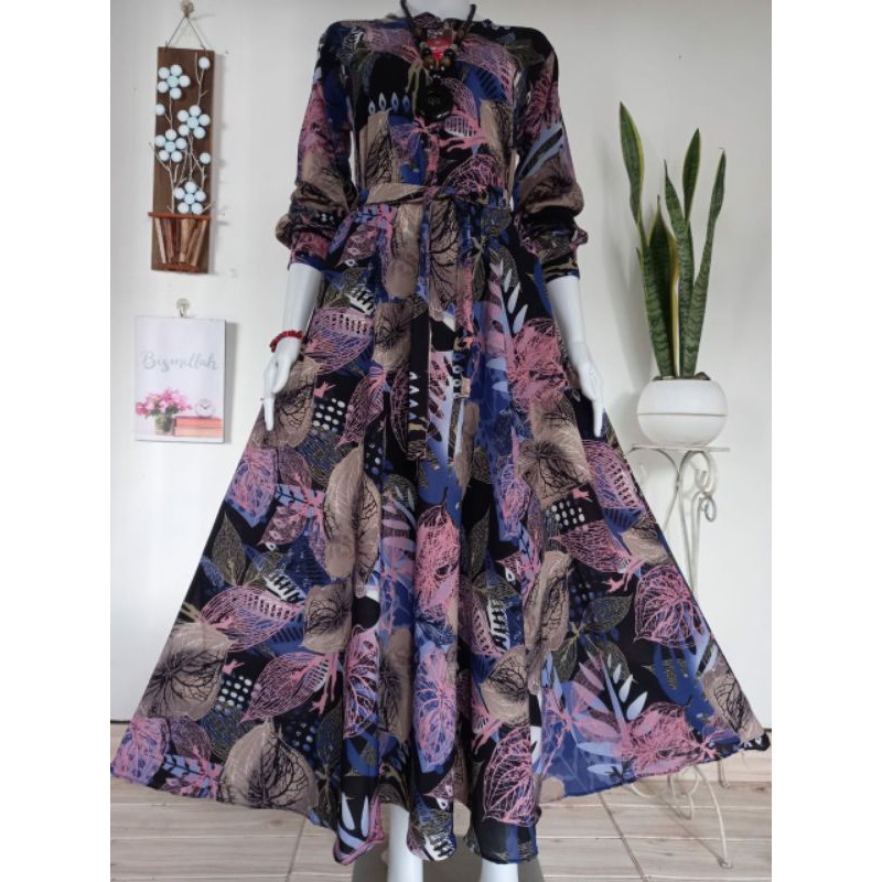 gamis katun rayon viscose