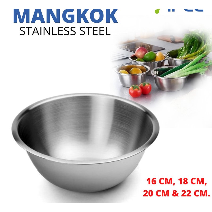 Mangkok Stainless Serbaguna/Mangkok Stainless Murah