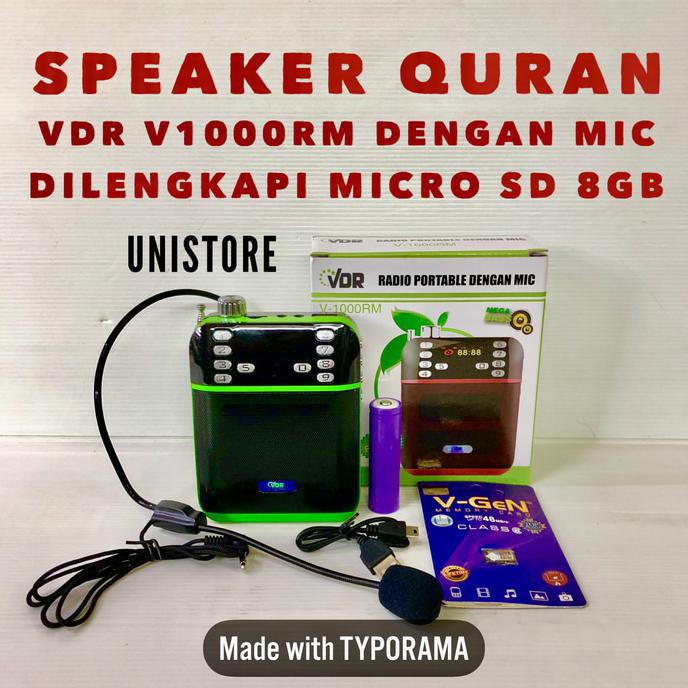 Speaker Quran Alquran dengan mic Speaker murottal Alquran