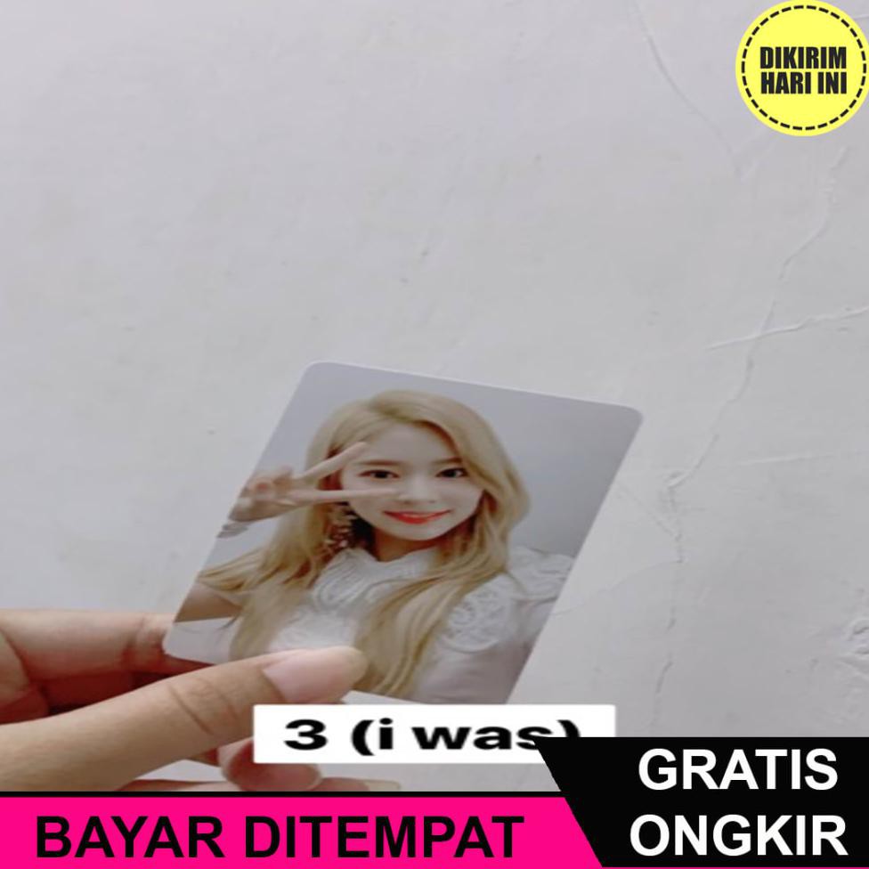 (BAYAR DITEMPAT) DE3679 OFFICIAL IZ CARD/POSTCARD/MINICARD/PHOTOCARD/AR CARD IZONE MINJU BLOOMIZ