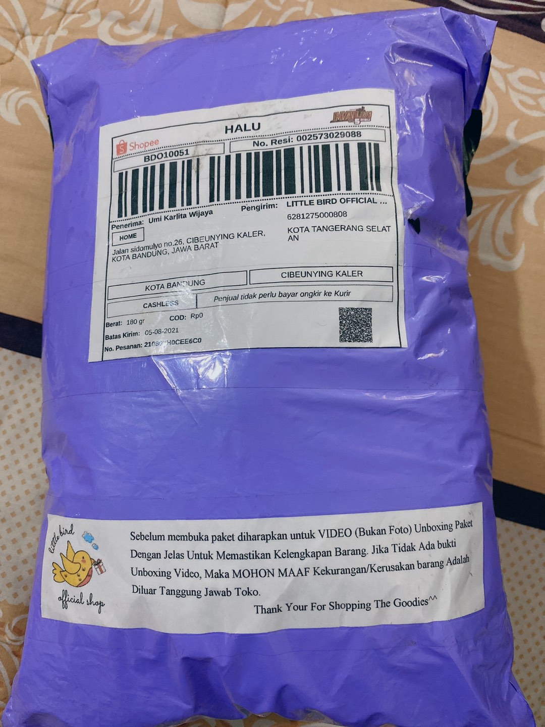 Kain Lap Tangan Gantung Karakter Rabbit | Handuk Lap Tangan | Hand Towel