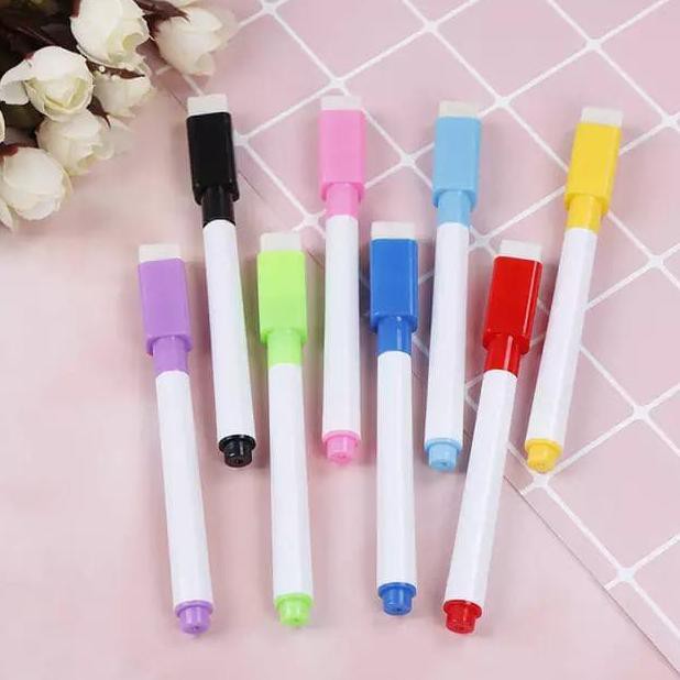 

Big Sale 8 Pcs Colorful Whiteboard Pen / Spidol Warna Papan Tulis Wipe Clean Diskon