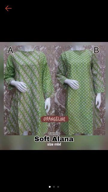 Dress Tunik Batik Soft Alana